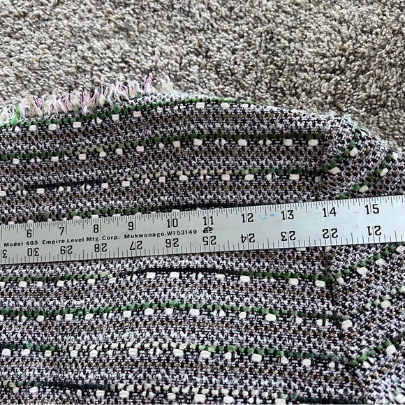 Boden Tweed Multicolor  3/4 Sleeve Blazer Size US 6 - Picture 9 of 9